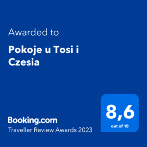 Booking.com Traveller Review Awards 2023 8,6 out of 10